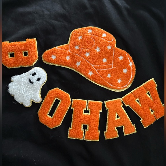 BiBi Halloween Boo Haw Ghost Cowgirl Sweatshirt 👻 - Picture 4 of 6